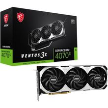 MSI GeForce RTX 4070 Ti Ventus 3X OC 12GB GDDR6X Ekran Kartı