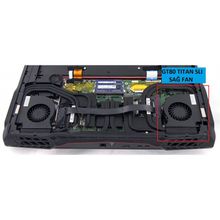 MSI GT80S 6QE Titan SLI Sağ Fan