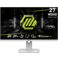 MSI MAG 274QRFW 27 inç 180Hz 1ms Pivot IPS Beyaz Oyuncu Monitörü