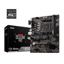 MSI MSI B550M PRO VHD AM4 DDR4 4400(OC) HDMI VGA M.2 USB Anakart
