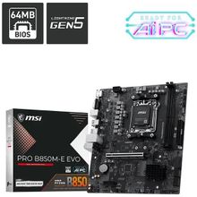 MSI Pro B850M-E EVO AMD AM5 DDR5 Micro ATX Anakart