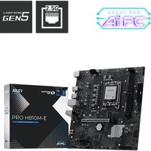 MSI Pro H810M-E Intel LGA1851 DDR5 Micro ATX Anakart