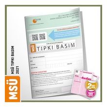 Msü 2021 Ösym Tıpkı Basım Türkiye Geneli Dijital Çözümlü Soru Kitapçığı
