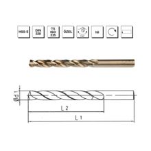 MTE B00005000200 Makina Takım 2 mm HSS-E DIN 338 Silindirik Saplı Altın Seri Matkap Ucu
