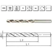 MTE B00007001460 Makina Takım 14.6 mm HSS DIN 338 Silindirik Saplı Taşlanmış Matkap Ucu