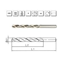 MTE B00007001850 Makina Takım 18.5 mm HSS DIN 338 Silindirik Saplı Taşlanmış Matkap Ucu
