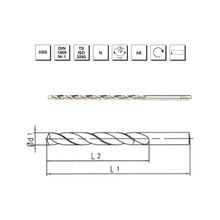 MTE B00007500350 Makina Takım 3.5 mm HSS DIN 1869 -1 Silindirik Saplı Çok Uzun N Tipi Matkap Ucu