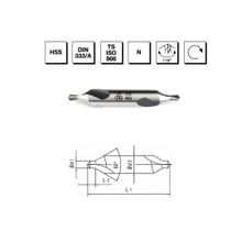 MTE B00010010500 Makina Takım 5 mm HSS DIN 333/A Punta Form A Matkap Ucu