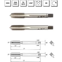 MTE B00102060794 5/16 inç HSS DIN 2181 USA İnce Vidalı UNF 2'li Takım Kılavuzu