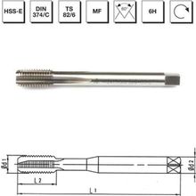 MTE B00105751206 M12x1.5 HSS-E DIN 374/C İnce Vidalı Düz Kanallı Makina Kılavuzu
