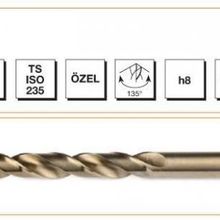 MTE HSS DIN 338 11 mm Taşlanmış Silindirik Saplı Altın Seri Kısa Matkap Ucu