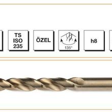 MTE HSS DIN 338 4.5 mm Taşlanmış Silindirik Saplı Altın Seri Kısa Matkap Ucu