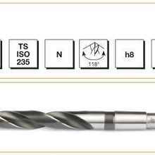 MTE HSS DIN 345 17 mm Mors Konik Saplı Matkap Ucu