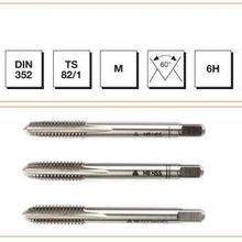 MTE HSS DIN 352 Metrik Normal Vidalı 3'lü Takım 6 mm El Kılavuzu