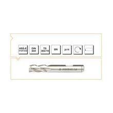 MTE HSSE DIN 844/BN 10 mm Kısa Parmak Freze