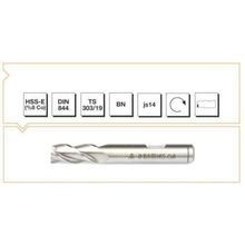 MTE HSSE DIN 844/BN 20 mm Kısa Parmak Freze