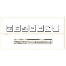 MTE HSSE DIN 844/BN 3 mm Kısa Parmak Freze