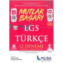 Muba Yayınları Mutlak Başarı LGS Türkçe 12 Deneme