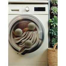 Mucit Home 3 Adet Yün Kurutma Topu Kurutma Makinesi Için Doğal Yumuşatıcı Çamaşır Kurutma Topları - Beyaz