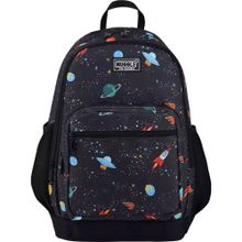 Muggle 0402 Galaxy Siyah Okul Çantası