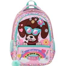 Muggle MU-9008 Cute Dog Koleksiyonu İlkokul Çantası
