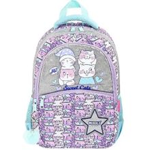 Muggle MU-9063 3 Bölmeli Sweet Cats Okul Sırt Çantası
