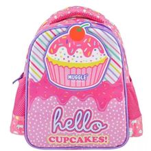 Muggle MU7075 Pembe Cup Cake Kız Çocuk Anaokulu Çantası