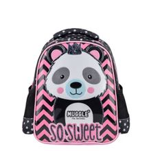 Muggle MU7327 Siyah Panda Kız Çocuk Anaokulu Çantası