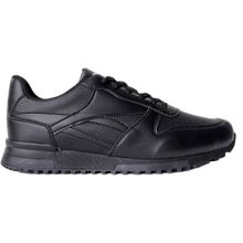 Muggo Blake Siyah-Siyah Ortopedik Günlük Unisex Spor Ayakkabı