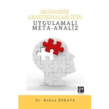 Muhasebe Araştırmaları İçin Uygulamalı Meta-Analiz - Dr. Hakan Özkaya