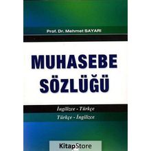Muhasebe Sözlüğü - Mehmet Sayarı