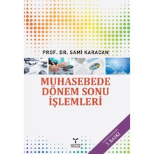 MUHASEBEDE DÖNEMSONU İŞLEMLERİ - SAMI KARACAN