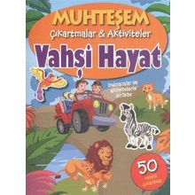 Muhteşem Çıkartmalar ve Aktiviteler - Vahşi Hayat - Parıltı Yayınları