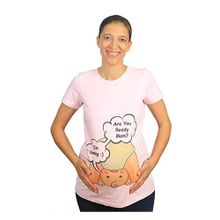 Mummy's Baby Are You Ready Pembe Hamile Tişört