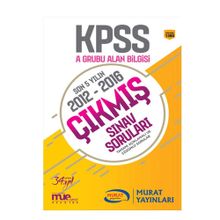 Murat Yayınları KPSS A Grubu Alan Bilgisi Çıkmış Sınav Soruları