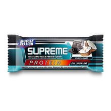 Muscle Station 40 gr Dark Chocolate Coconut Supreme Protein Bar