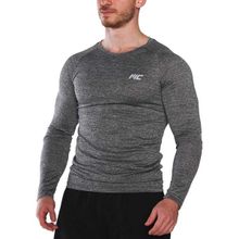 MuscleCloth Pro Stretch Füme Erkek Uzun Kollu T-Shirt