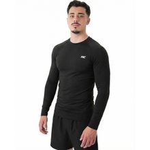 MuscleCloth Tech Siyah Erkek Uzun Kollu T-Shirt