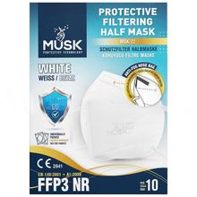 Musk Ffp3 N99 10'lu Beyaz Maske