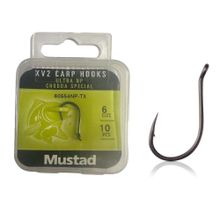 Mustad 60554NP Standart-No:6 - 10'lu Carp XV2 Chodda Special Olta İğnesi