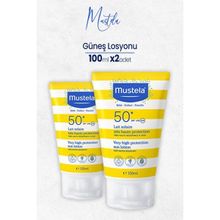 Mustela 2x100 ml Adet Spf 50 Güneş Losyonu