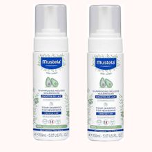 Mustela 2x150 ml Foam Shampoo Yenidoğan Konak Önleyici Köpük Şampuan