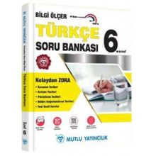 Mutlu Yayınları 6. Sınıf Türkçe Bilgi Ölçer Soru Bankası