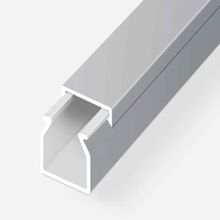 Mutlusan 2 m Metalik Gri 12x12 mm Kablo Kanalı