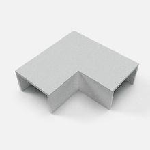 Mutlusan Mat Gri 25x16 mm L Köşe Kablo Kanalı Ek Parçası