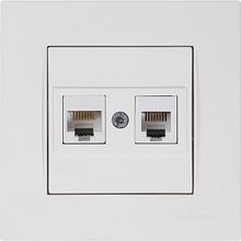 Mutlusan Rita Rj12 Cat5e Beyaz Telefondata Priz