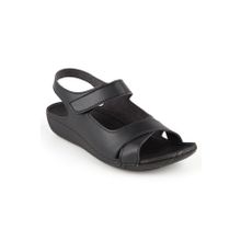 Muya 31121 Z Alula Casual Günlük Siyah Kadın Sandalet