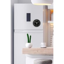 Muyika Kiely Mıknatıslı Siyah Buzdolabı Saati 11 Cm Bds-Y Myk2047