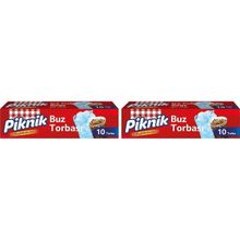 MWX Teknoloji Piknik Gıda Ambalaj Buz Torbası 10'lu 1400 2li Paket - 0 - 249 ml