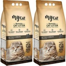 My Cat Aktif Karbonlu Bentonit Ince Taneli 2x10 lt Kedi Kumu
